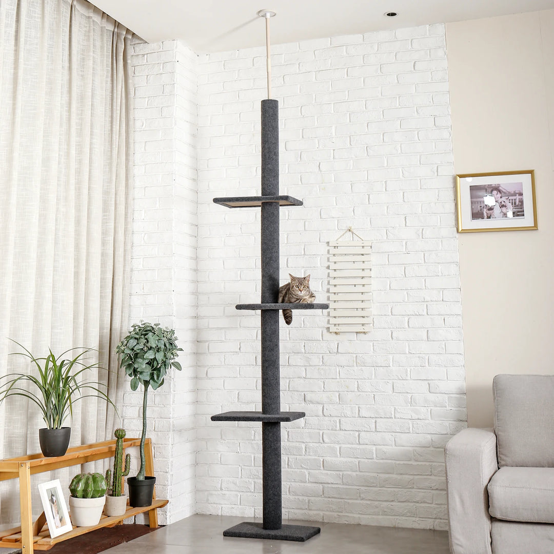 L’arbre à chat cactus – 5 niveaux, hamac & style qui décoiffe