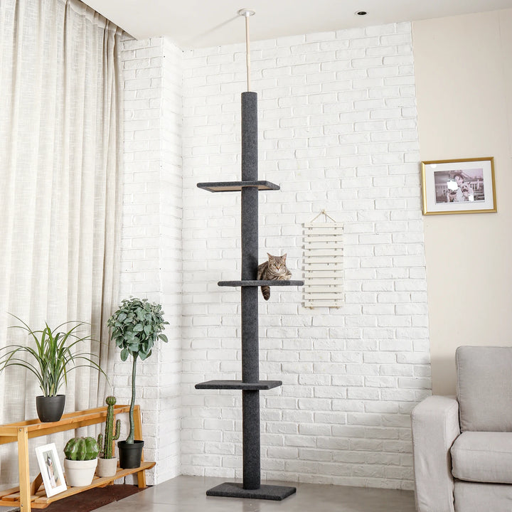 L’arbre à chat cactus – 5 niveaux, hamac & style qui décoiffe