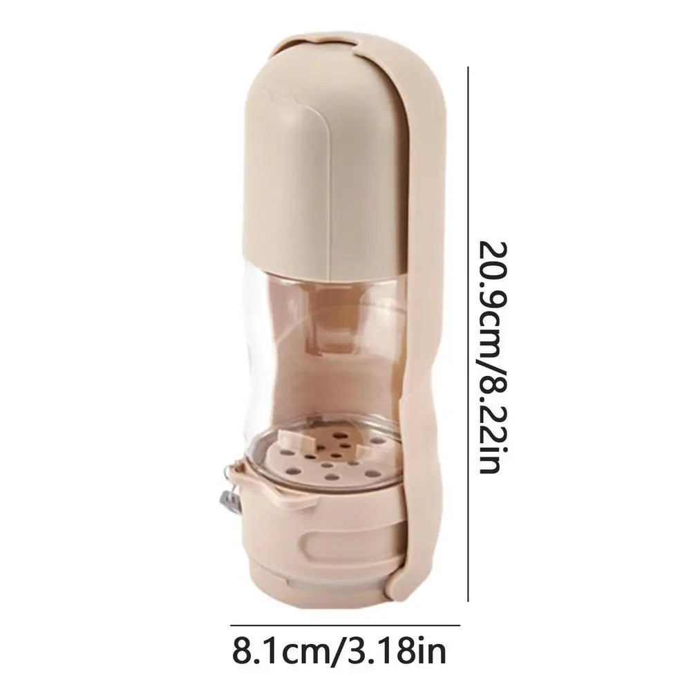 Gourde 2-en-1 pour Chiens – Hydratation & Nourriture - HautePattes