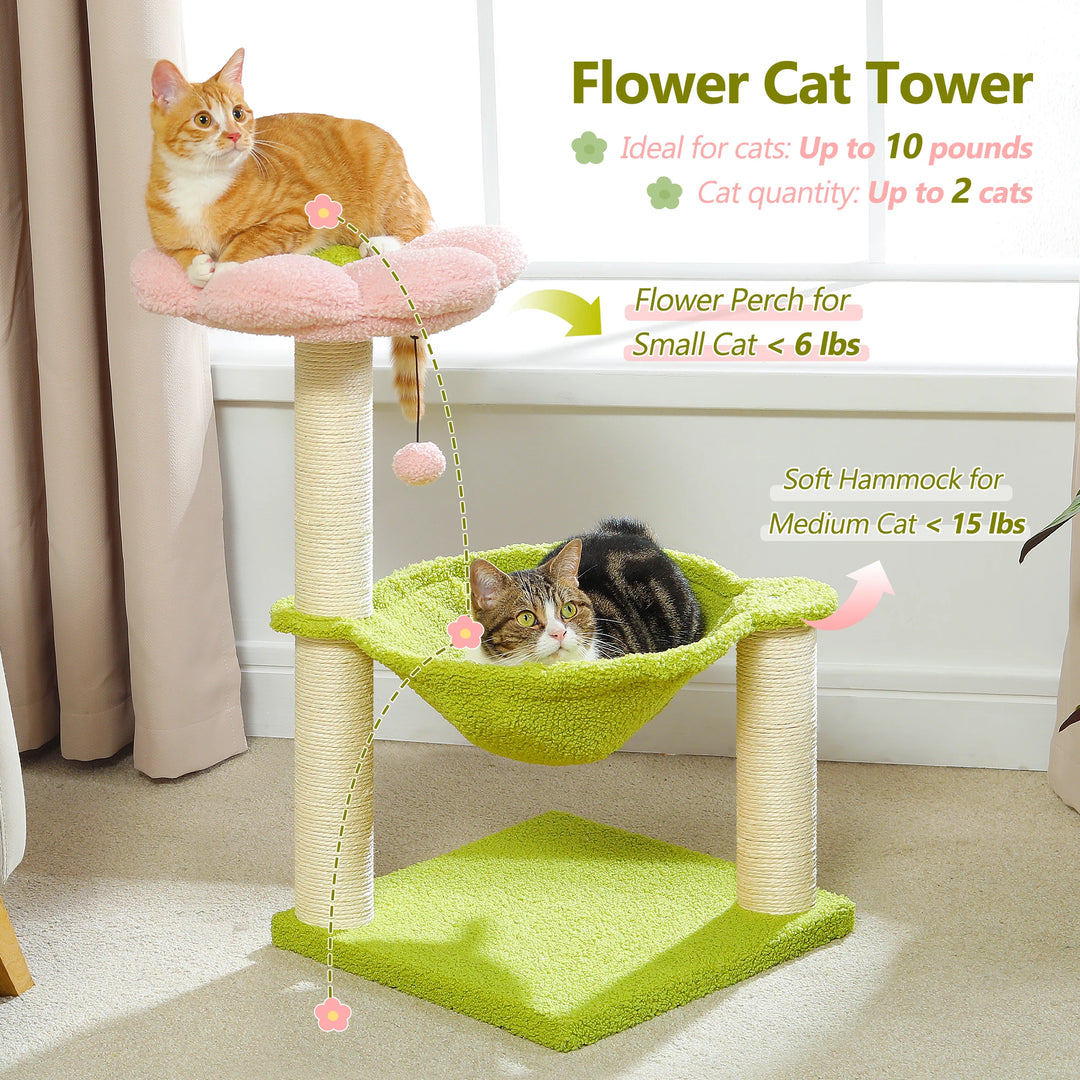 Arbre à chat fleur : douceur, style & sérénité au quotidien