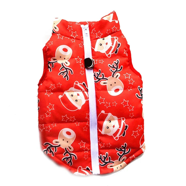 Manteau d’hiver pour petit chien – Spécial Noël, chaud et pratique
