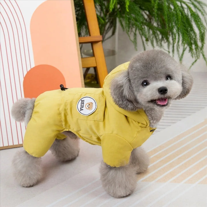 Veste 4 pattes avec capuche – Pour un hiver doux et stylé