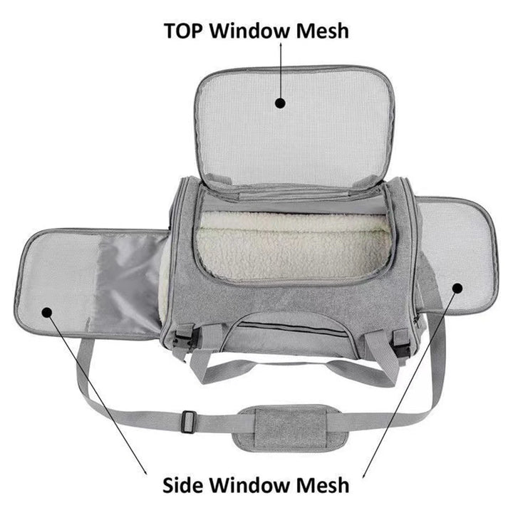 Sac de transport pour animal andoulière réglable - HautePattes