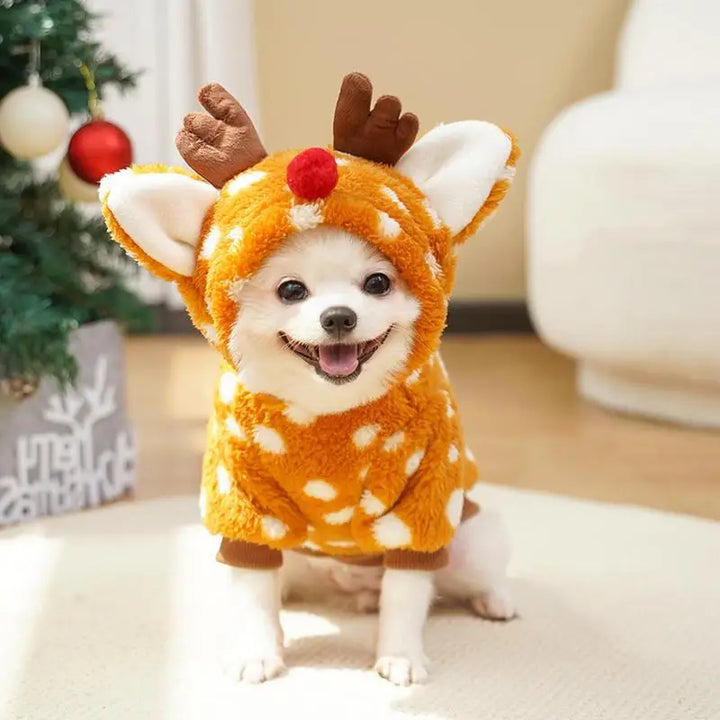 Costume d'Élan de Noël en Polaire - HautePattes
