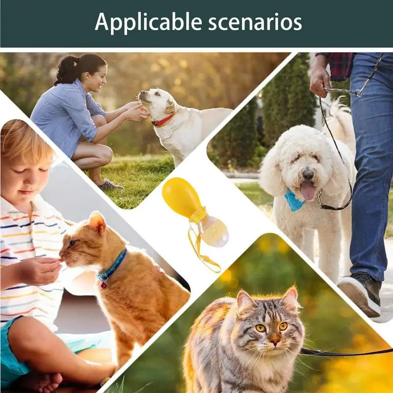 Gourde pour chien avec gobelet pliable - HautePattes
