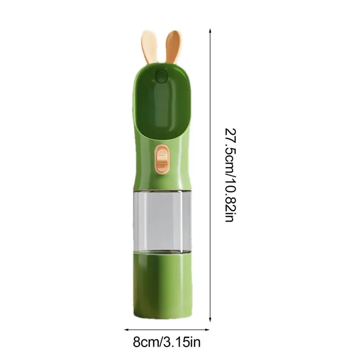 Bouteille de Voyage 2-en-1 pour Chiens et Chats - HautePattes