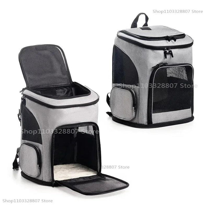 Sac à dos de Transport pour animaux de compagnie, respirant, pliable, sac de voyage, extensible, grande capacité, créatif pour chats et chiens - HautePattes