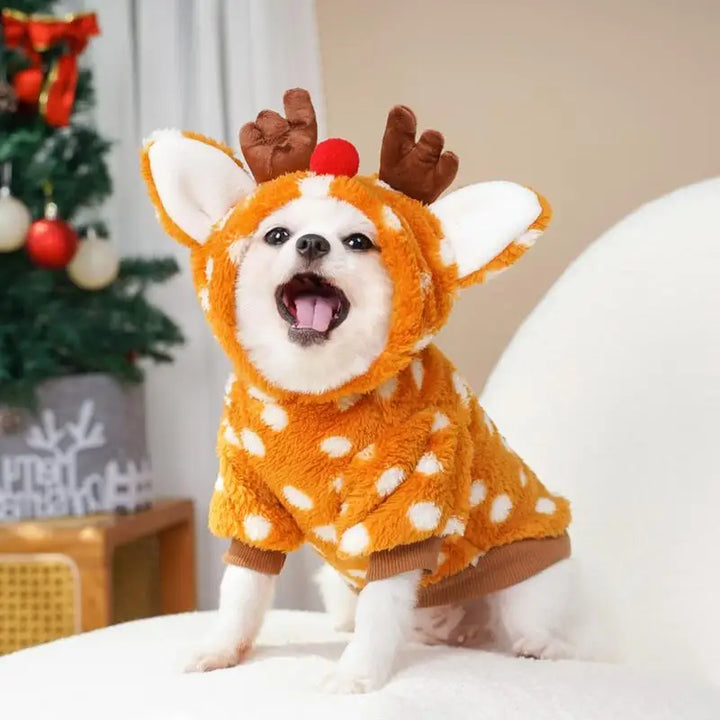 Costume d'Élan de Noël en Polaire - HautePattes