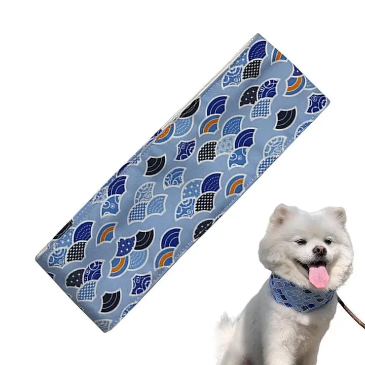 Bandana rafraîchissant chien chat – Fraîcheur douce Soulagement immédiat