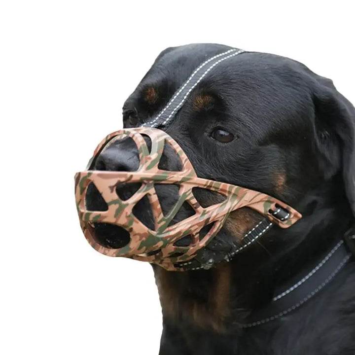 Muselière ajourée pour chien grande taille confort et contrôle