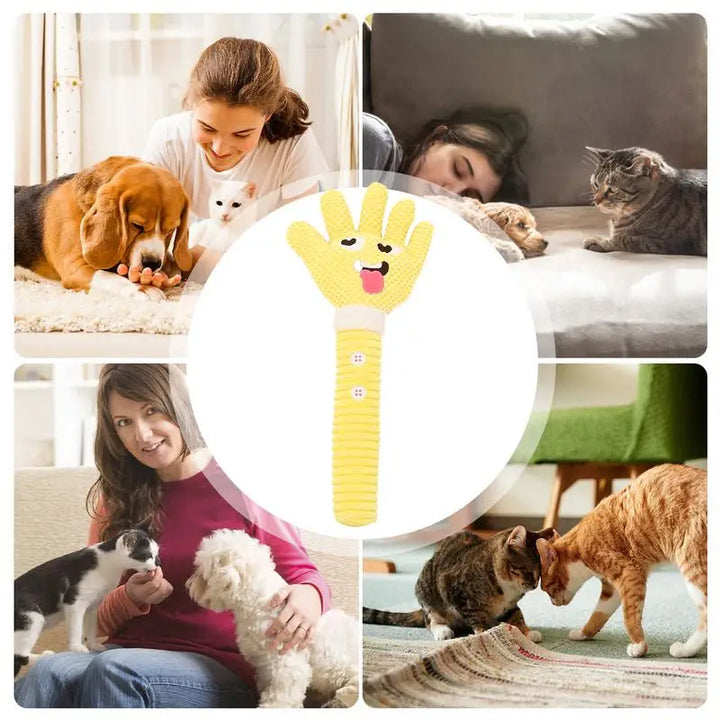 Jouet couineur en peluche mignon et texturé - HautePattes