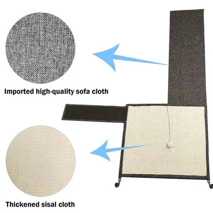 Tapis à griffer en sisal – Son instinct est intact, ton canapé aussi