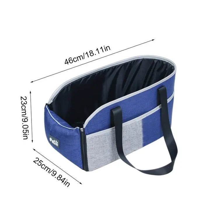Siège Auto Portable Confort Premium – Console Centrale pour Chats & Petits Chiens - HautePattes