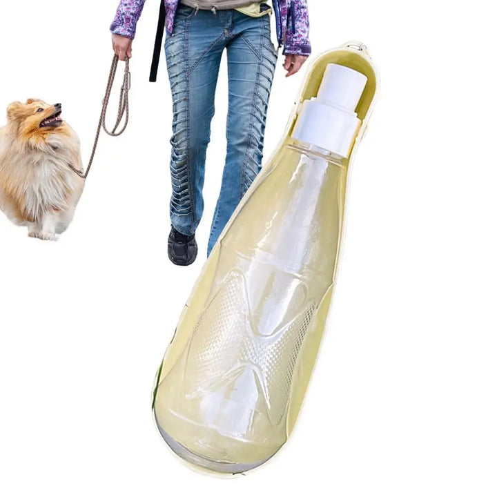 Bouteille d'eau portable 450 ml pour chiens - HautePattes