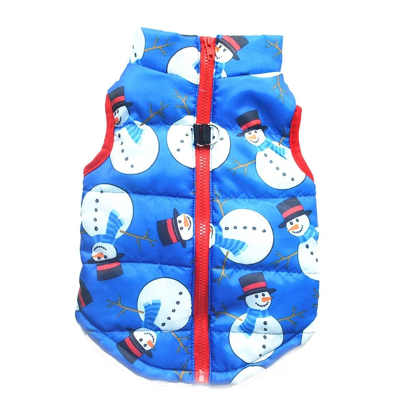 Manteau d’hiver pour petit chien – Spécial Noël, chaud et pratique