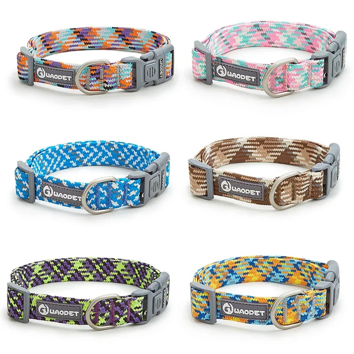 Collier réfléchissant chien & chat : visible la nuit, discret au quotidien