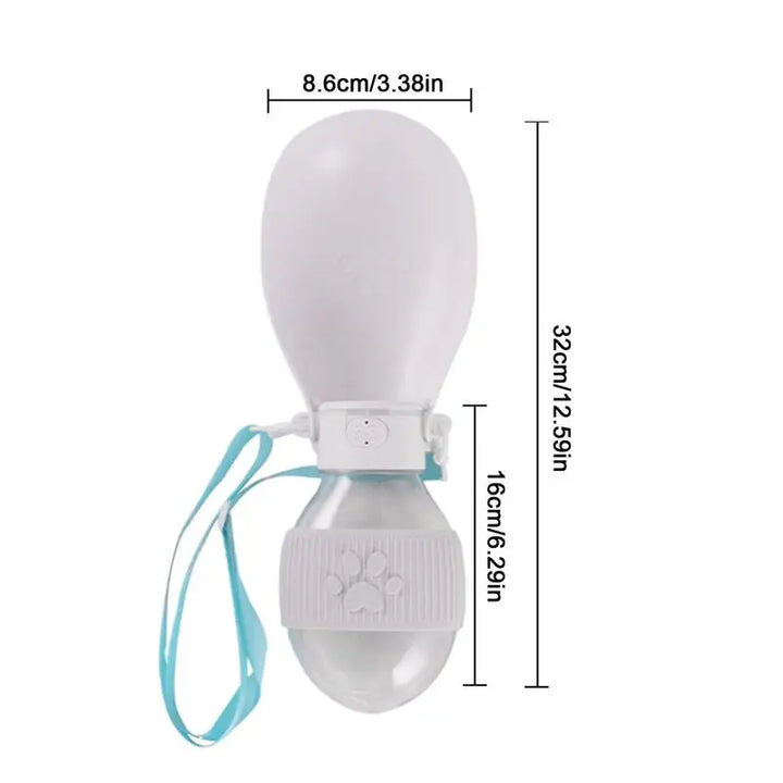 Gourde pour chien avec gobelet pliable - HautePattes