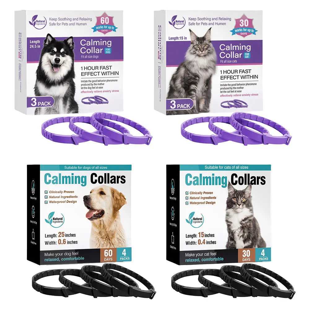 Collier apaisant chien & chat : le calme revient sans un mot