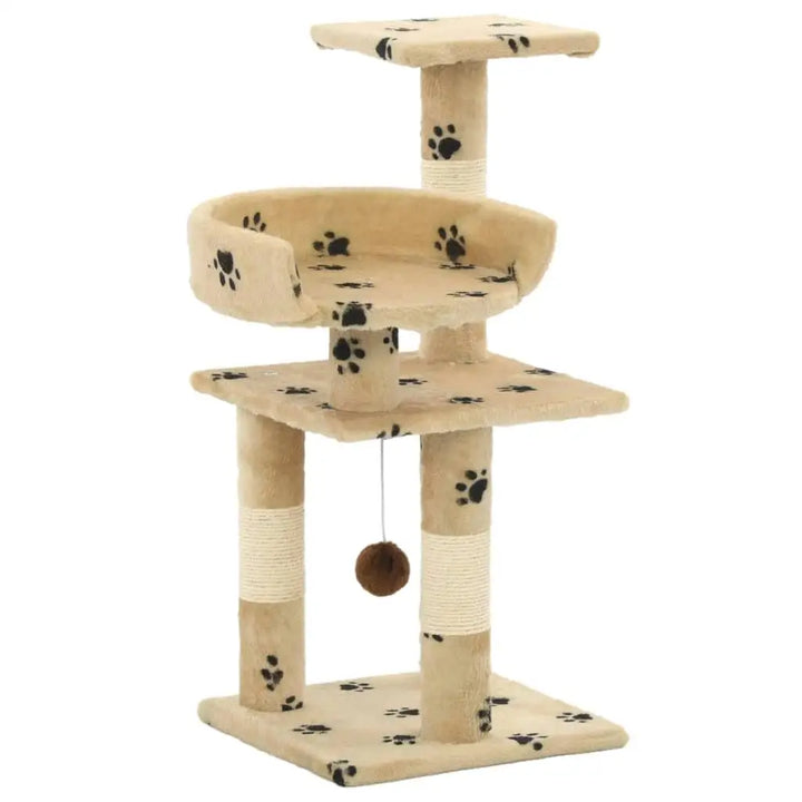 Petit arbre à chat 65 cm – Un cocon doux et solide pour petit espace