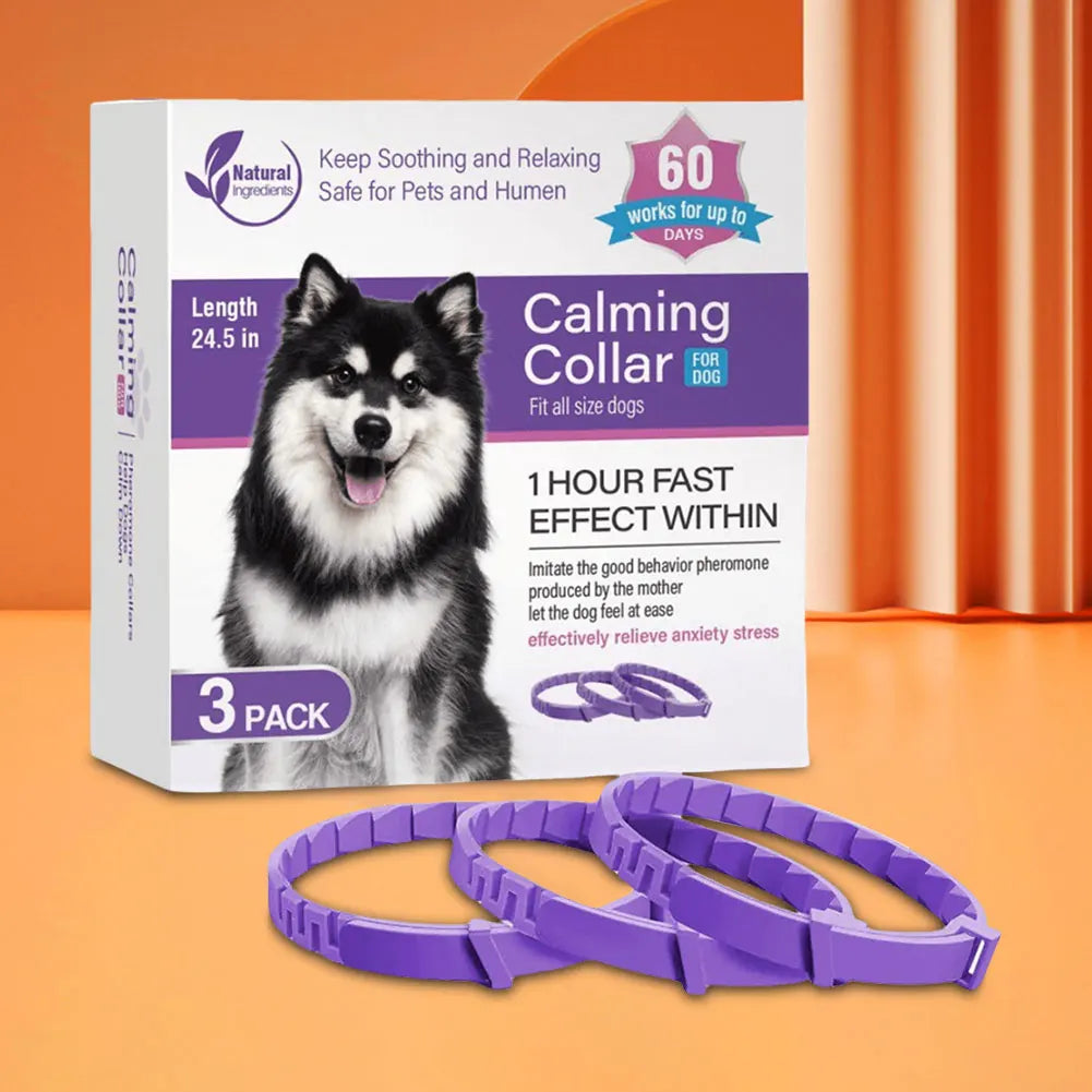 Collier apaisant chien & chat : le calme revient sans un mot