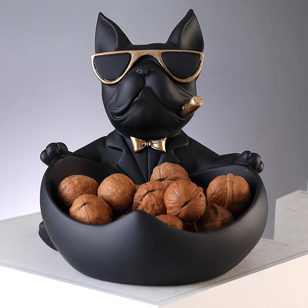 Bouledogue en Résine Vide-poche - HautePattes