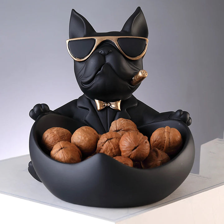 Bouledogue en Résine Vide-poche - HautePattes
