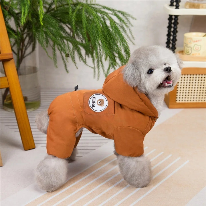 Veste 4 pattes avec capuche – Pour un hiver doux et stylé