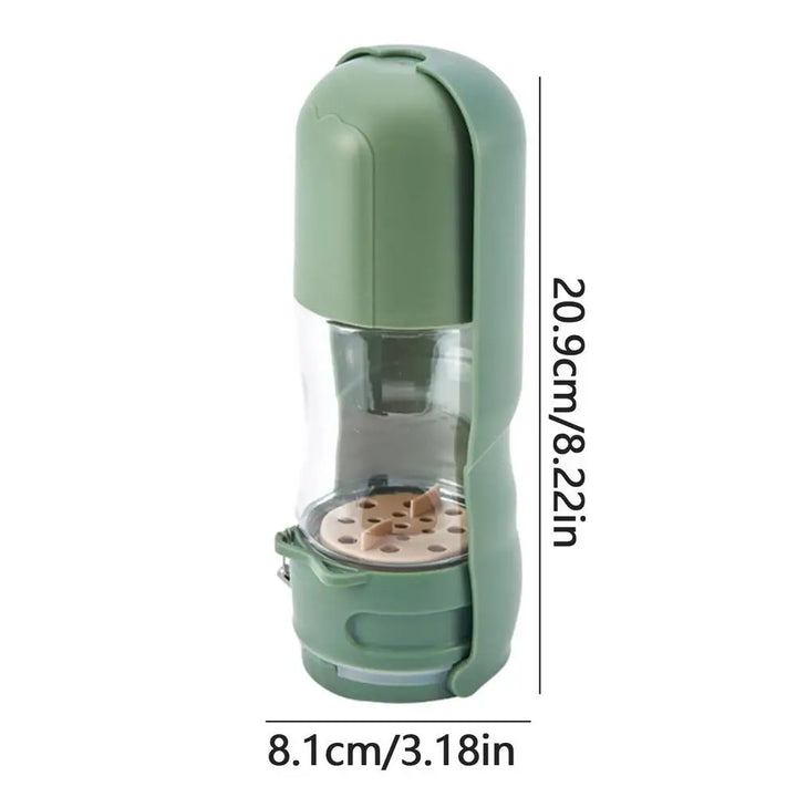 Gourde 2-en-1 pour Chiens – Hydratation & Nourriture - HautePattes