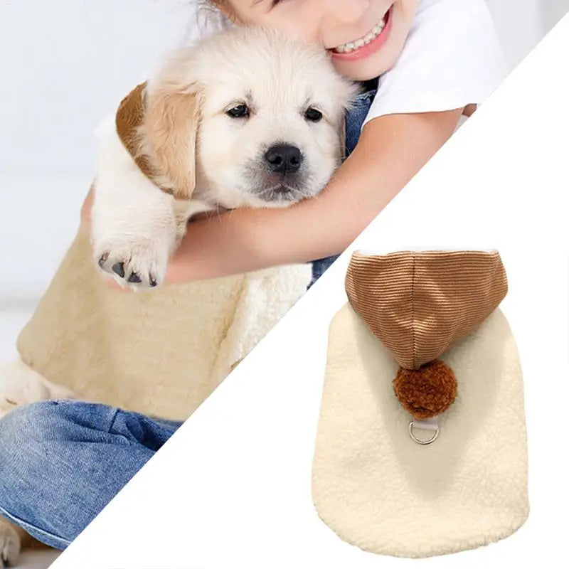 Pull Mignon d’Hiver pour Chiens & Chats avec Bonnet - HautePattes