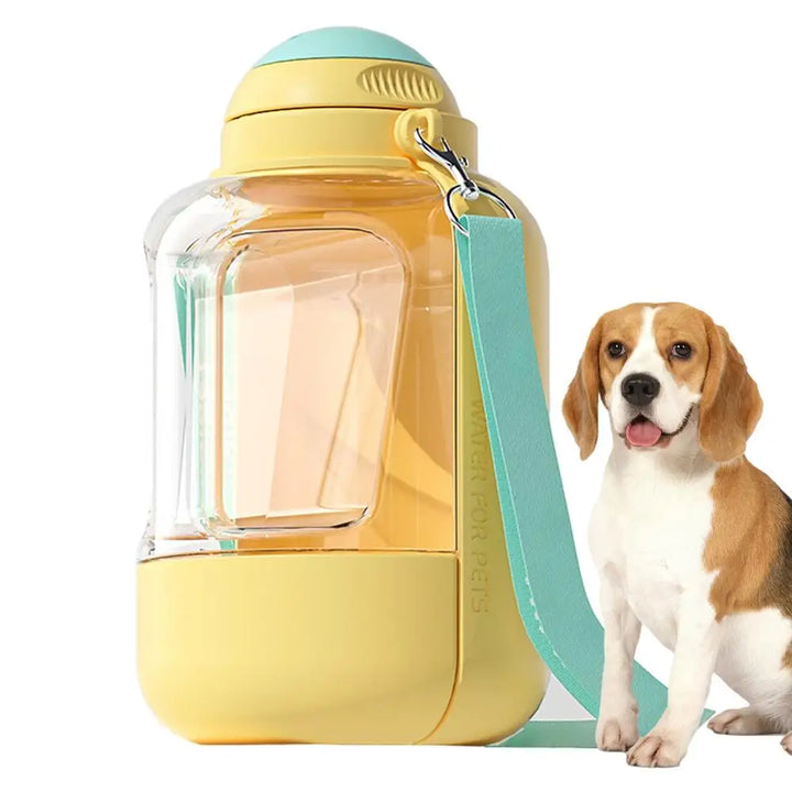 Gourde pour chien portable 2 en 1 pour chien Hydratation et alimentation - HautePattes