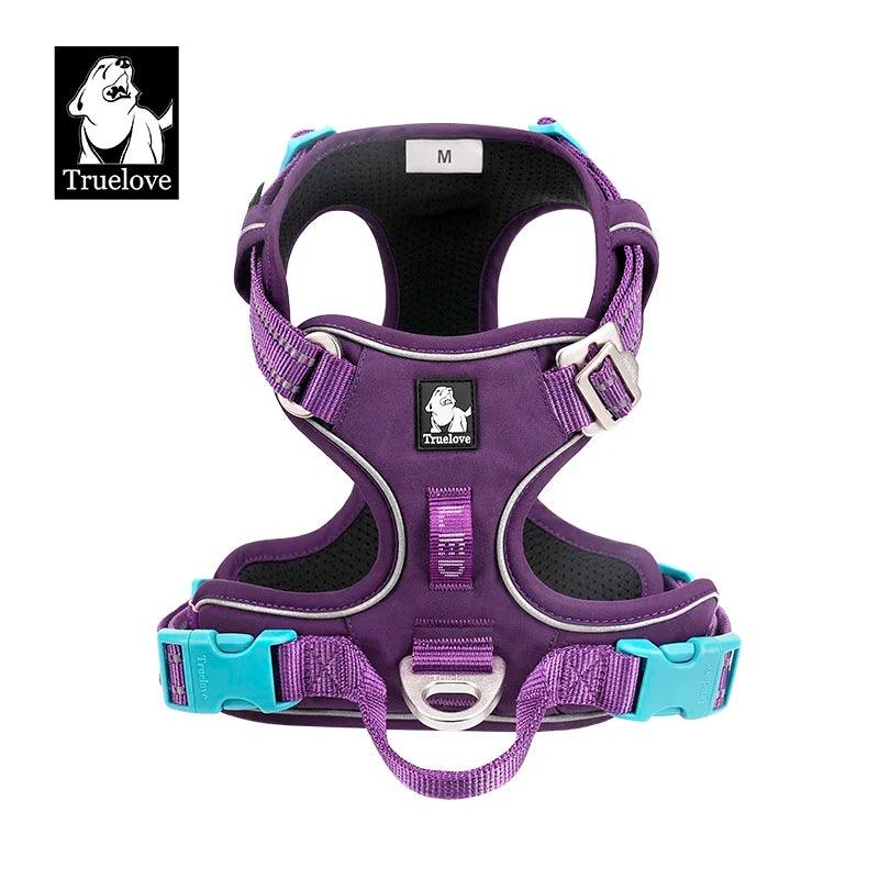 Harnais True love anti-traction chien nylon réfléchissant - HautePattes