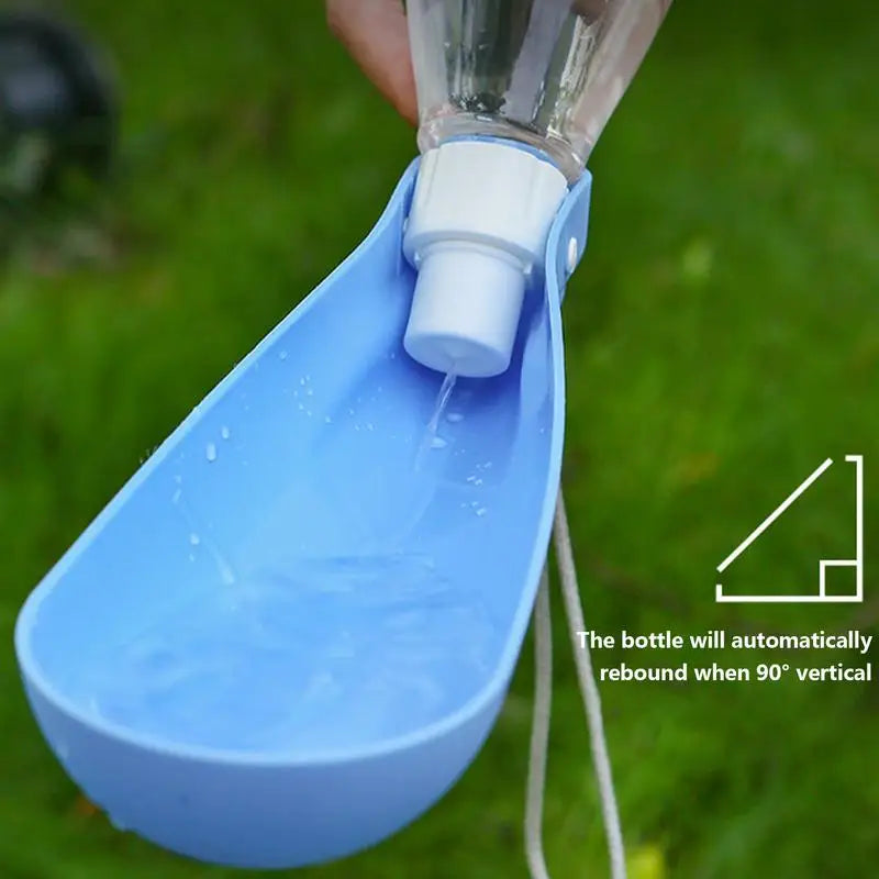 Bouteille d'eau portable 450 ml pour chiens - HautePattes