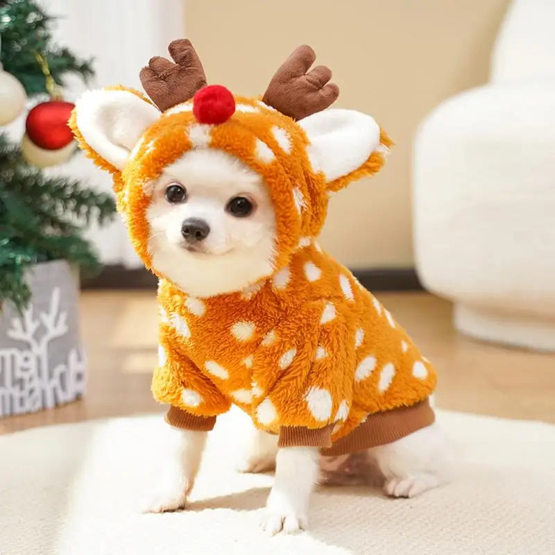Costume d'Élan de Noël en Polaire - HautePattes