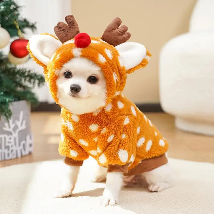 Costume d'Élan de Noël en Polaire - HautePattes