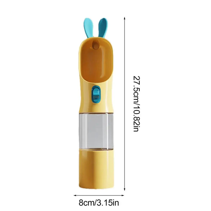 Bouteille de Voyage 2-en-1 pour Chiens et Chats - HautePattes