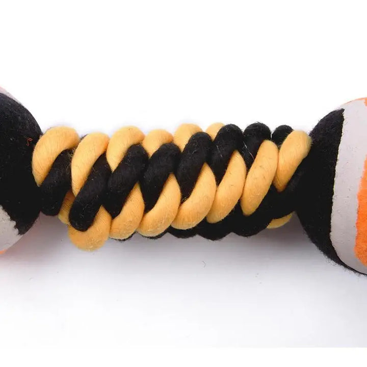 Jouet à Mâcher Double Bonbon de Tennis - HautePattes