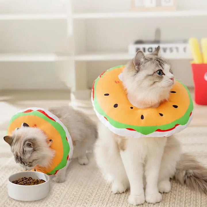 Collerette pour chat en coton de soie et tissu oxfort - HautePattes