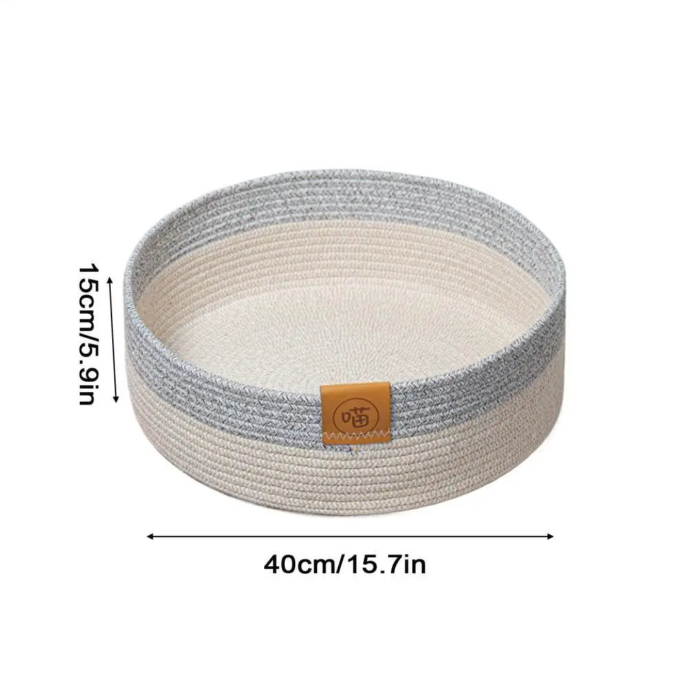 Panier Premium en Corde de Coton - HautePattes