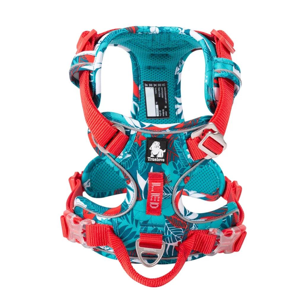 Harnais True love anti-traction chien nylon réfléchissant - HautePattes