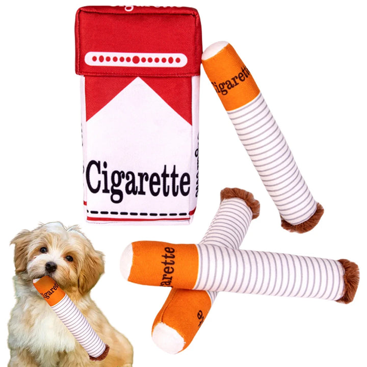 Jouet en Peluche pour Chien Original Boîte à Cigares - HautePattes