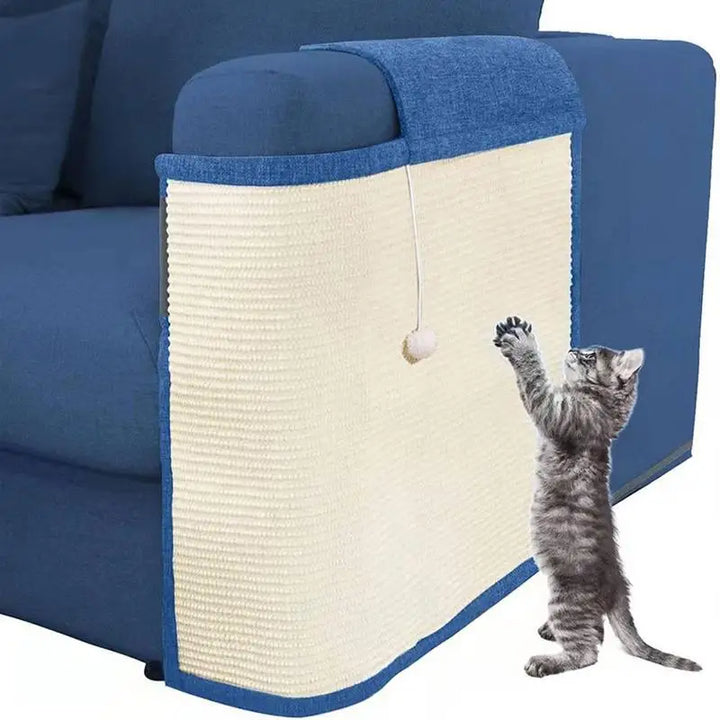 Tapis à griffer en sisal – Son instinct est intact, ton canapé aussi