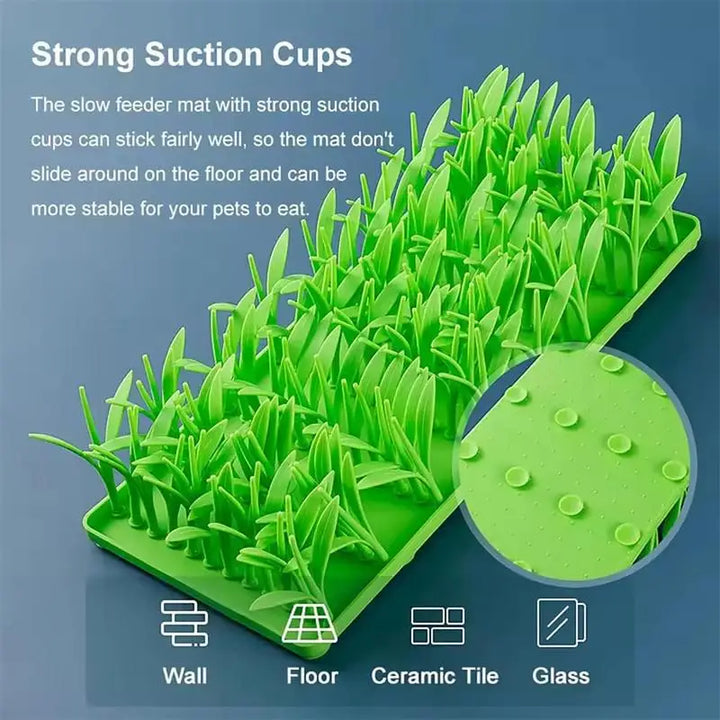 Tapis d’alimentation en herbe pour animaux de compagnie - HautePattes