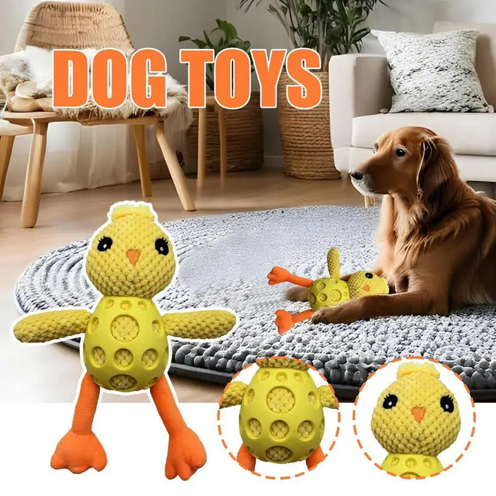 Jouet couineur pour chien Forme poussin - HautePattes