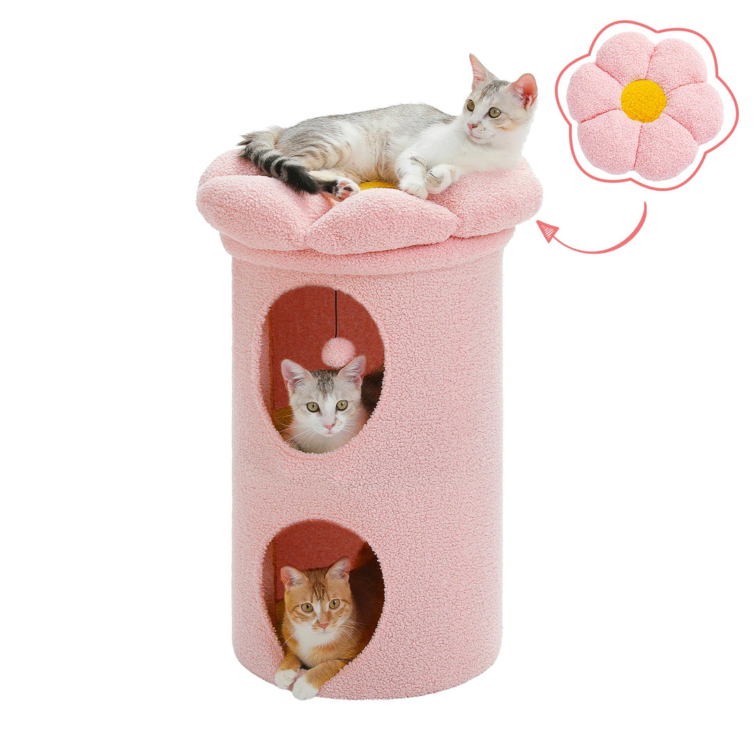 Un refuge fleuri pour chats sensibles & intérieurs élégants