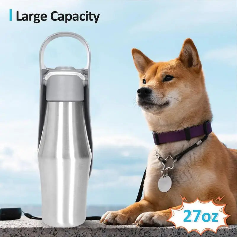 Gourde en acier inoxydable 760 ml pour chien - HautePattes