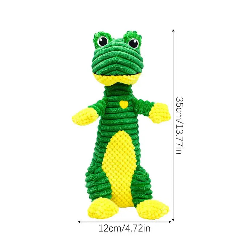 Poupée sonore pour chien grenouille verte - HautePattes