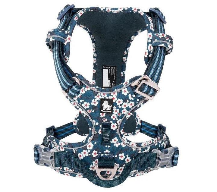 Harnais True love anti-traction chien nylon réfléchissant - HautePattes
