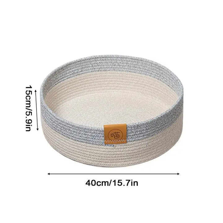 Panier Premium en Corde de Coton - HautePattes