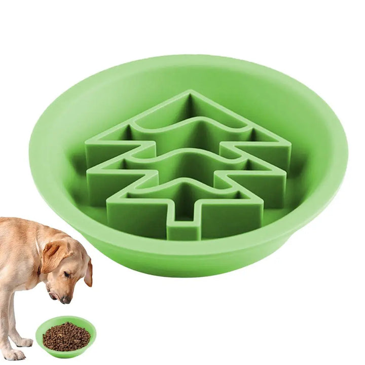 Gamelle en Silicone à Alimentation Lente pour Chiens – Design Mignon & Double Face - HautePattes