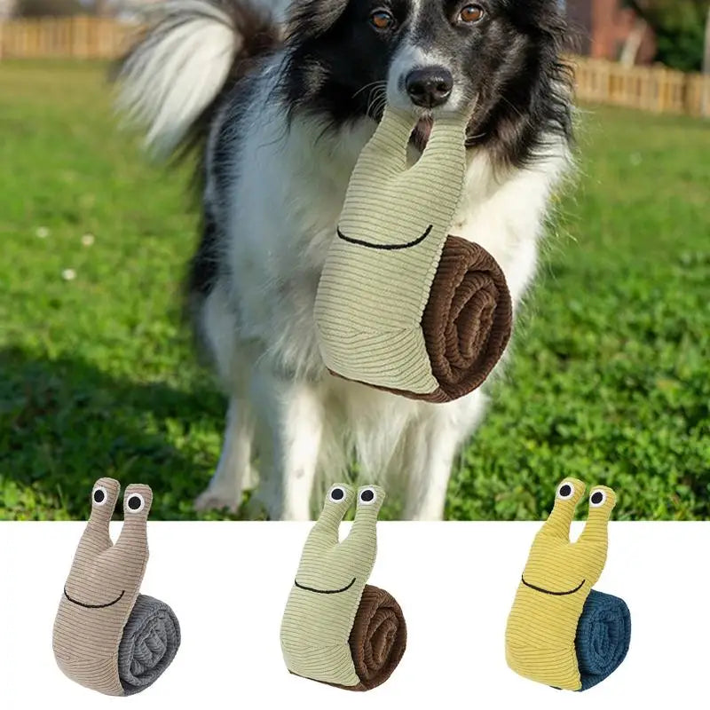 Jouet Enrichissant pour Chien – Escargot Sonore à Friandises - HautePattes
